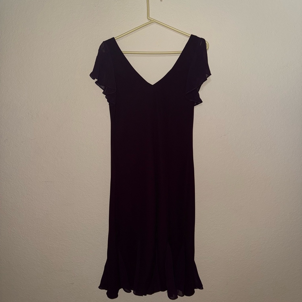 Elegant Burgandy Dress